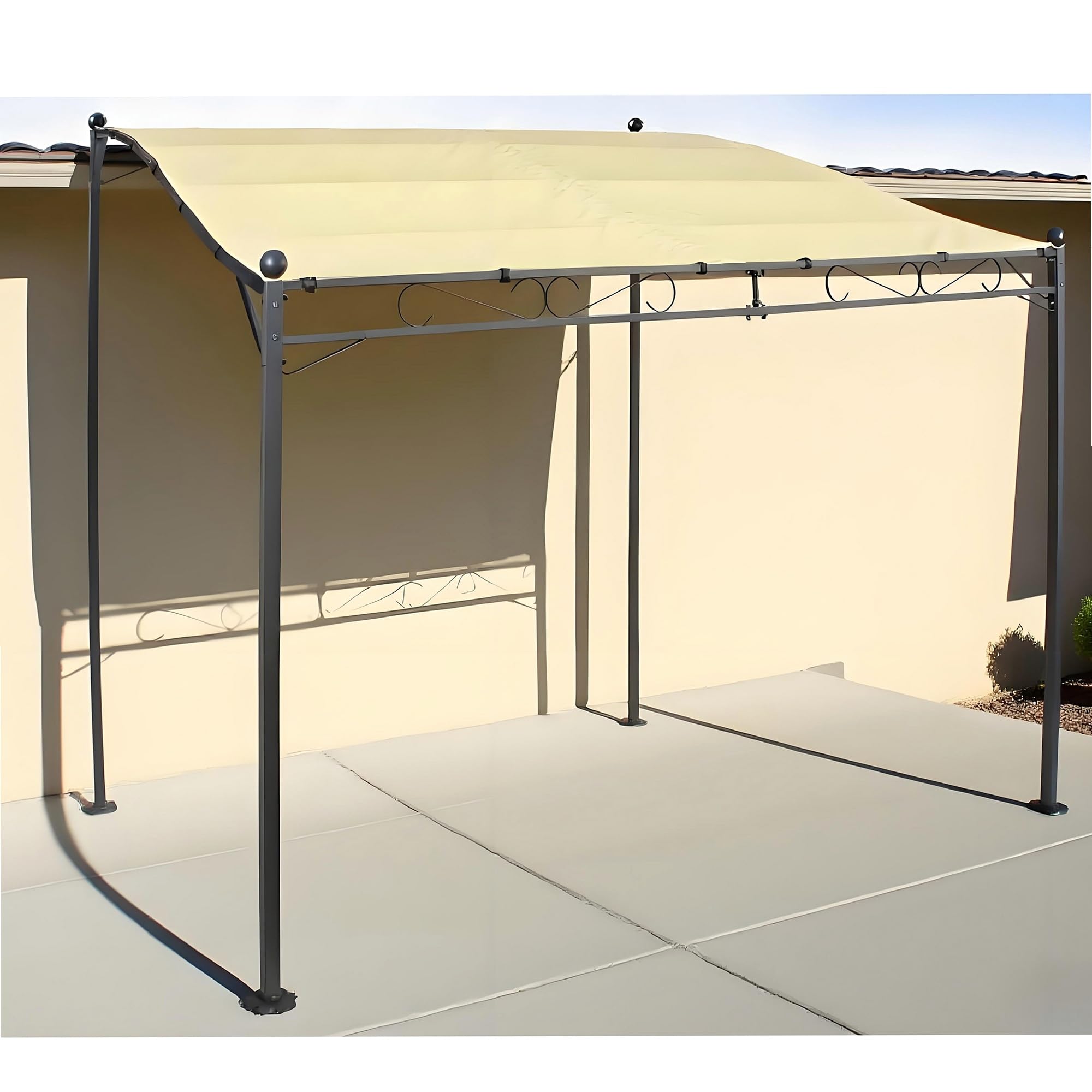 WERKA PRO Pergola en Acier époxy 3 x 2,5 m, Gris