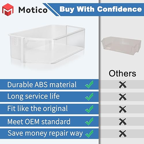 Miniatura 5 de DA97-12657A Refrigerador Puerta Izquierda Estante de Repuesto para Refrigerador Samsung Piezas RF260BEAESR RF261BEAESR RF261BEAESP Reemplazar