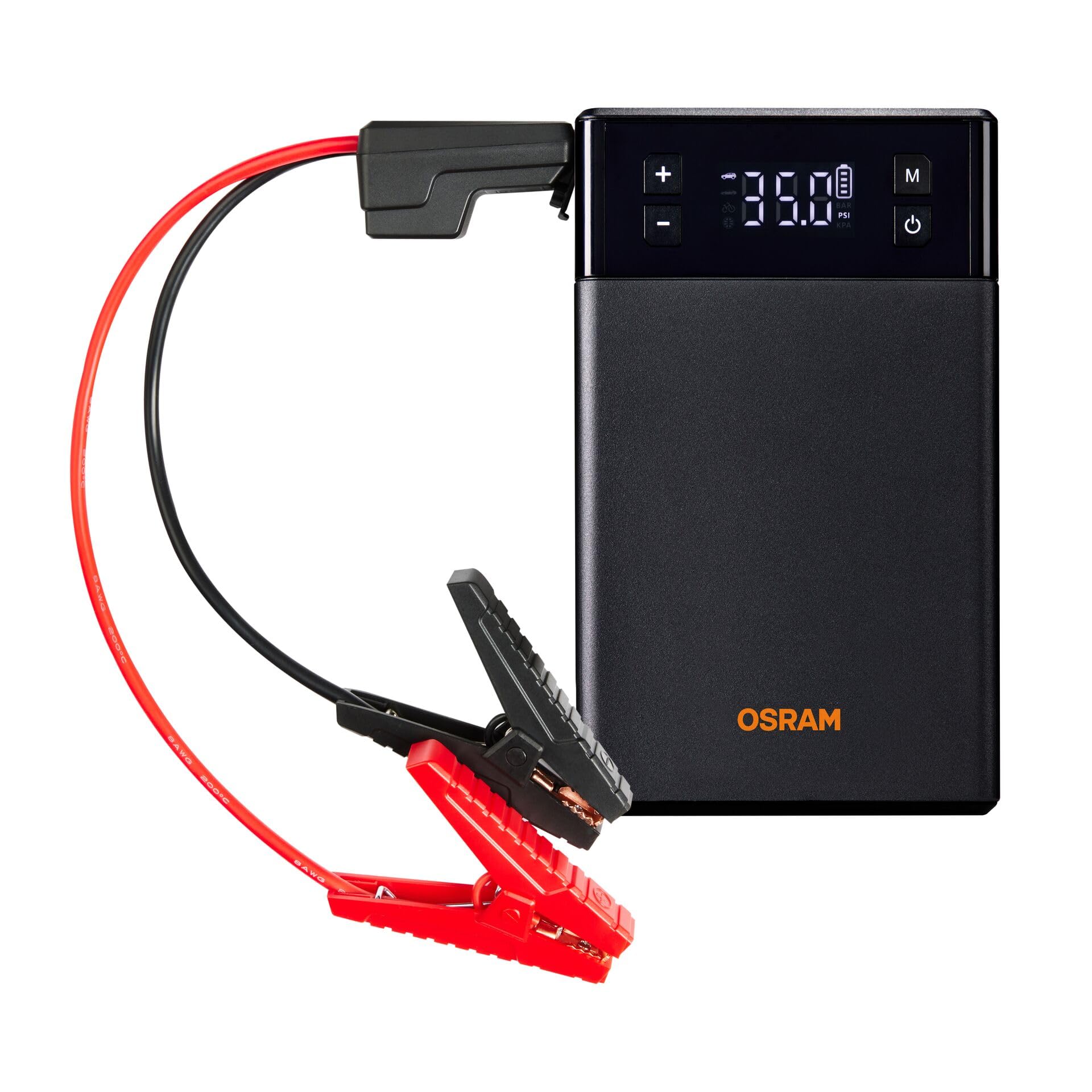 OSRAM BATTERYjumpstart 1500, Starthilfe Powerbank, Lithium-Starthilfegerät, für 12V-Fahrzeuge mit bis zu 6.0L Benzin- und 3.0L Dieselmotoren