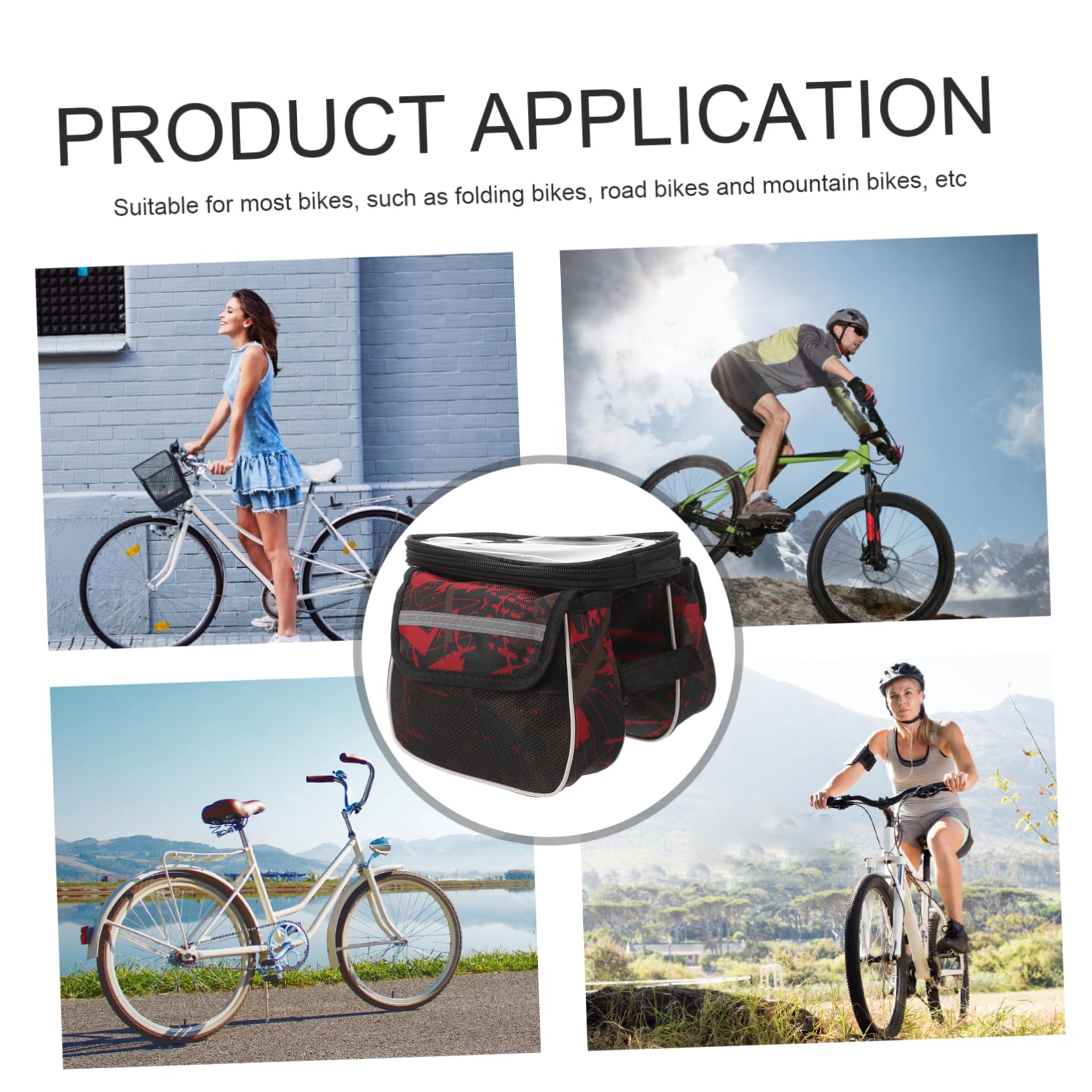 BESPORTBLE 5pezzi Per Per Smartphone Copertura Antipioggia Facile Installare Per Ciclisti e Mountain Bike