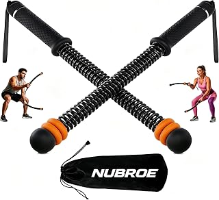 Ropeless Battle Ropes:Adjustable Resistance&Portable | High-intensity interval training (HIIT); Deep core muscle targeting; Whole-body coordination improvement