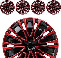 Vista 22 de Tapacubos de repuesto universal R14 para llanta, accesorios exteriores de material ABS, accesorios exteriores a presión para automóvil, camión, SUV