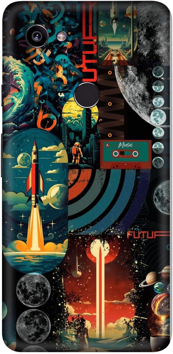 Mobile Skins Compatible with Google Pixel 2 XL (Not Back Cover) Scratchless Back & Camera Protection Skins for Google Pixel 2 XL ; Google Pixel 2 XL -DP-164