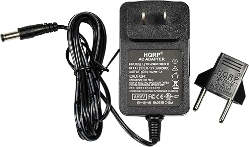 Miniatura 2 de HQRP Adaptador de CA de 9 V compatible con Trutech Pvs12701 sw0901500-w01 Goanywhere Pvs125b G2g Gear Dvd568 Tbd2708 Dvd-708 RCA 6327e 6296 6338