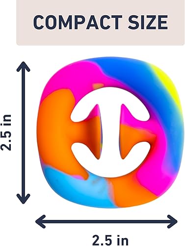 Miniatura 4 de Fenrici - Juguete sensorial sensorial para aliviar el estrés auditivo dual, agarre de mano para terapia ocupacional, una gran alternativa a la