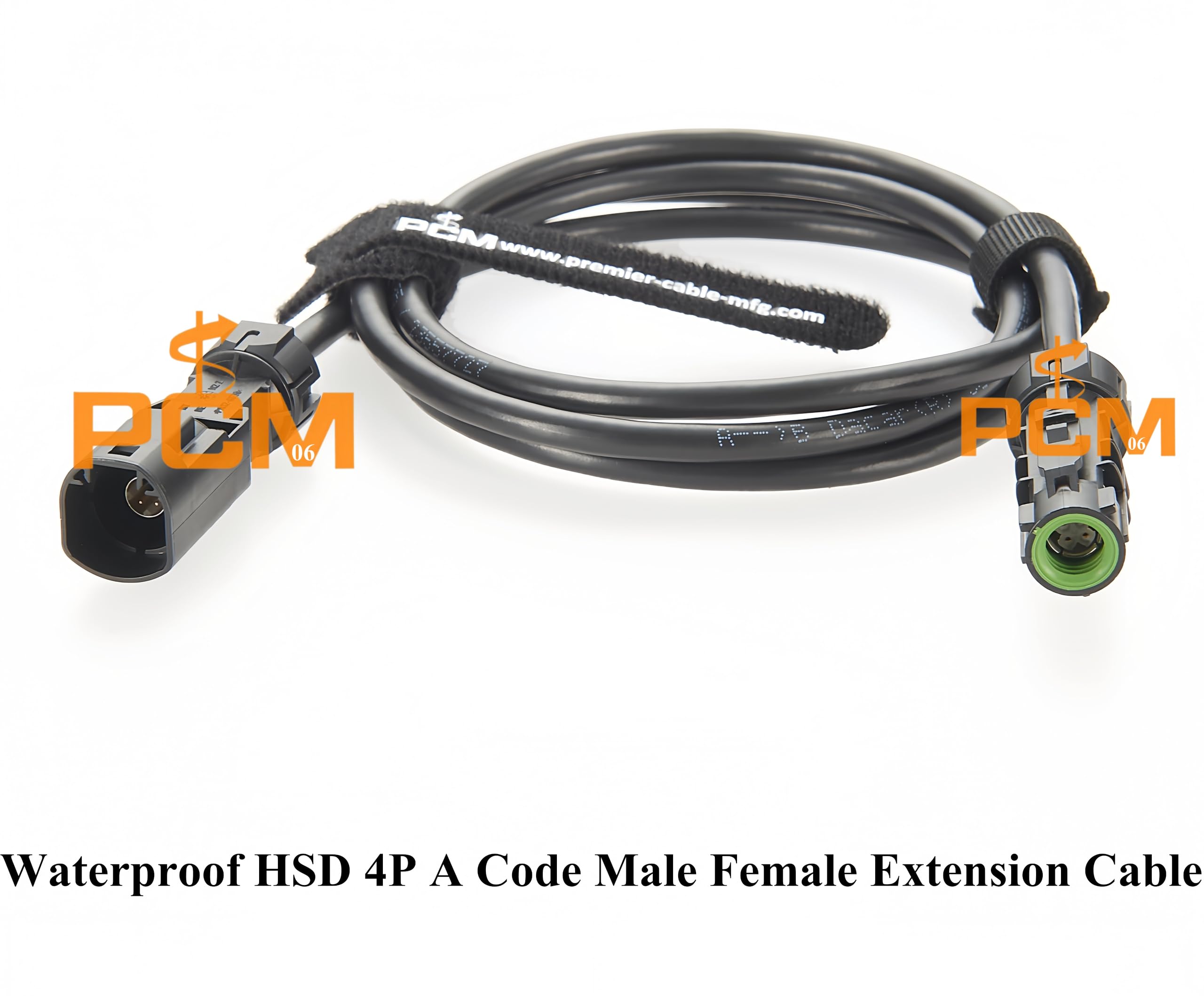Rosenberger Fakra adattatore impermeabile HSD A Code 4P maschio D4S14A-1D5A5-A a femmina D4K14A-1D5A5-A cablaggio automobilistico per BMW/Audi (2 m)
