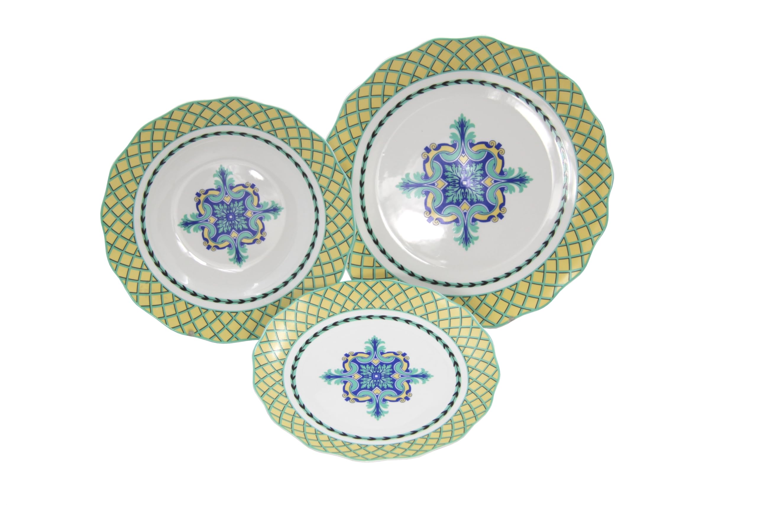 Royal Family 18-częściowy zestaw naczyń Porcelain