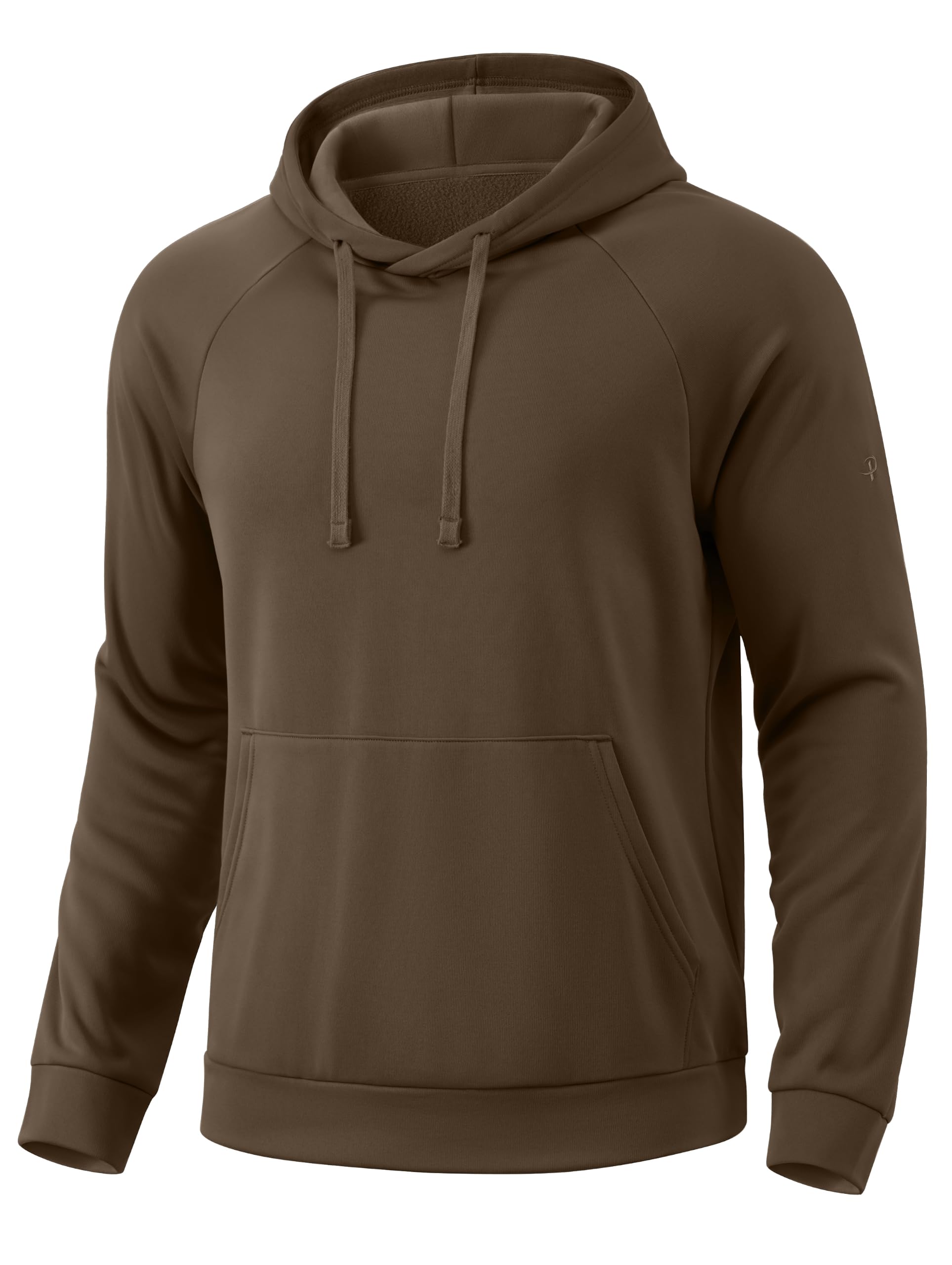 Men's Lightweight Fleece Hoodie Warm Workout Running Sweatshirt