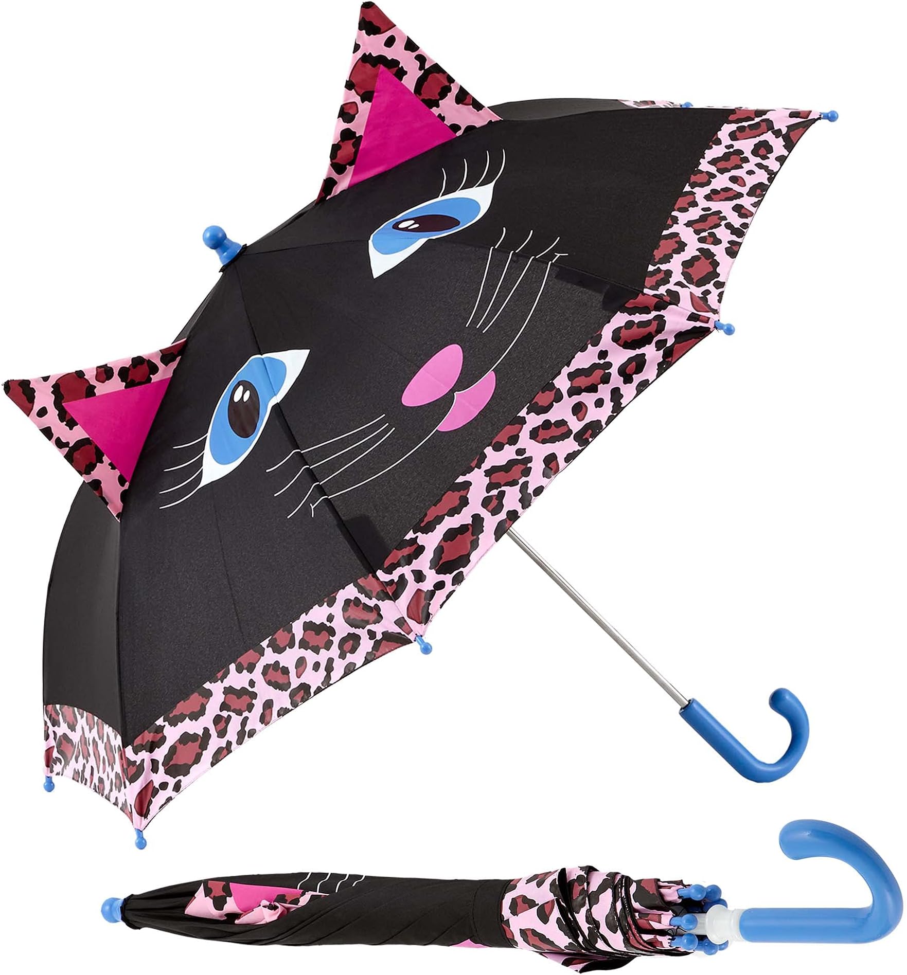 Kids Umbrella for Girls & Boys - Pinch-Proof, Easy Grip Handle, Compact Children's School & Travel Umbrella