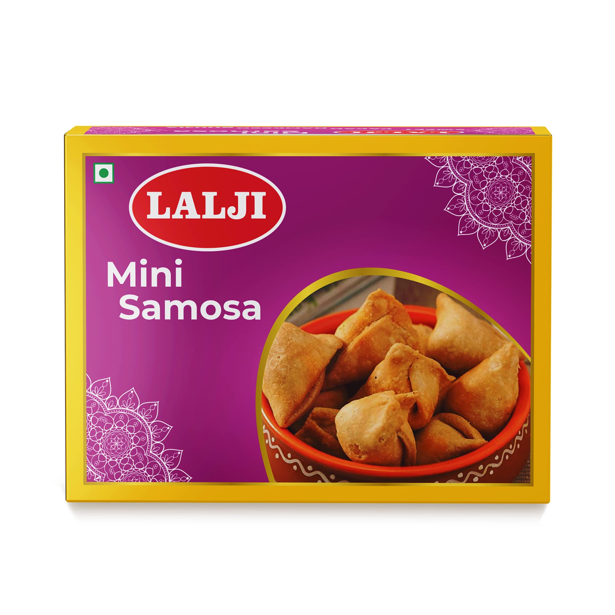 Lalji Foods Mini Samosa 400Gm | Crispy and Flavorful Bite|Sized Snacks (B0DHL1632B) Amazon Price History, Amazon Price Tracker