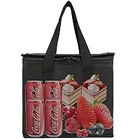 Vista 1 de musbus Bolsas de comestibles reutilizables plegables a granel con asas reforzadas, bolsas de compras para comestibles, cocina grande resistente