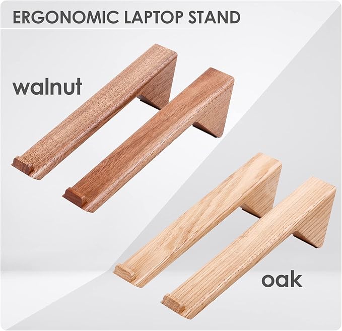 Soporte de Madera para Laptop Ajustable y Ergonómico miniatura 4