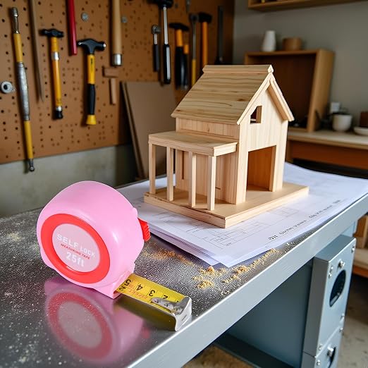 Cinta Métrica Rosa - Pack de 2, 25 pies con Auto-Bloqueo miniatura 9