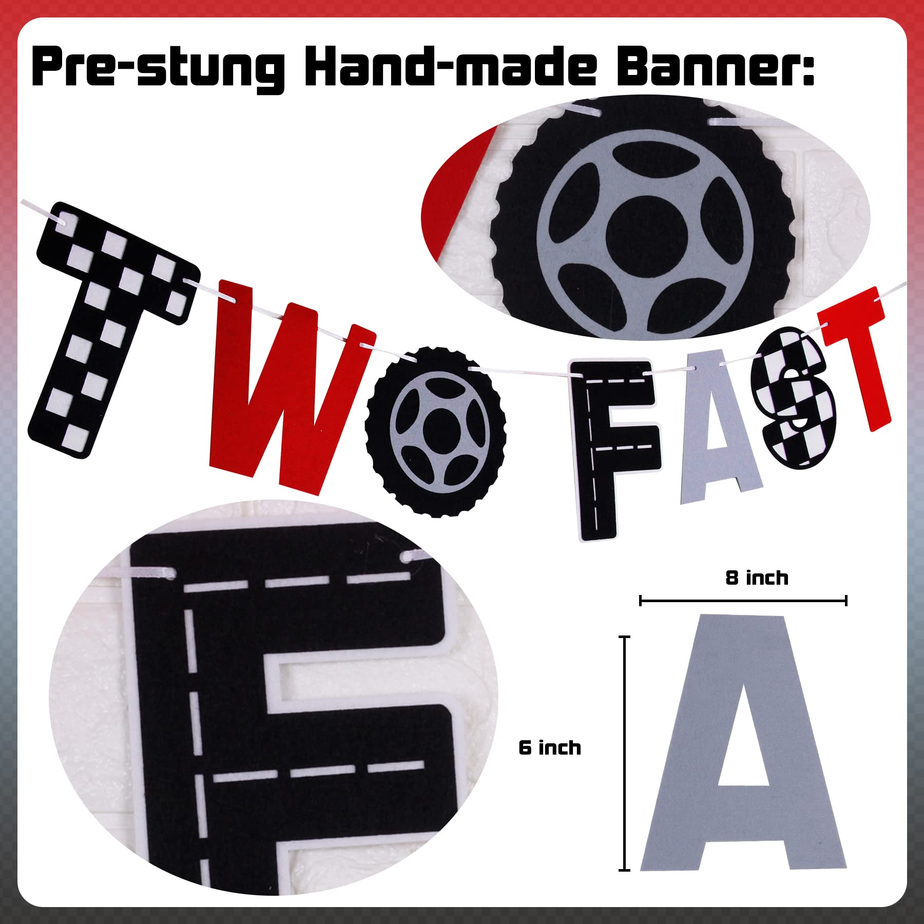 Lot De 2 Guirlandes Course à Pied – Déco Fête Anniversaire, Marathon, Sport, Photo Booth