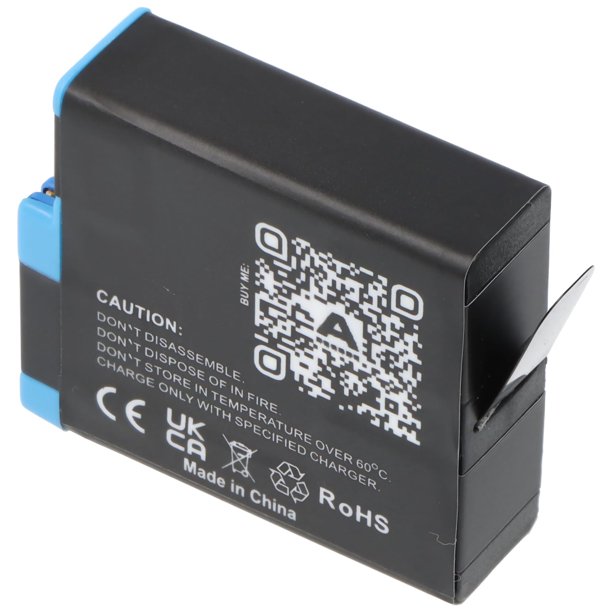 2 Batterie Ricaricabili 1800mAh Per GoPro Hero 5/6/7/8 Black, 3.85V Li-Ion, Compatibili AHDBT-801/701/501, Con Protezioni Integrate
