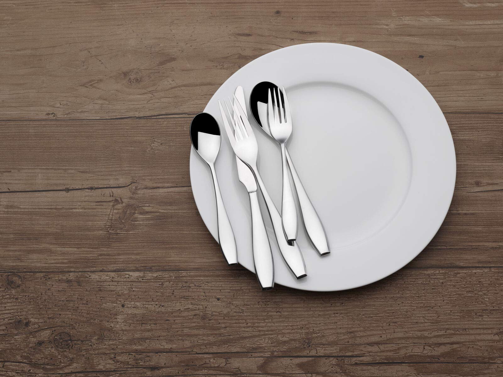 Amazon.com: Mikasa Cayden Forged 18/0 Stainless Steel 20-Piece