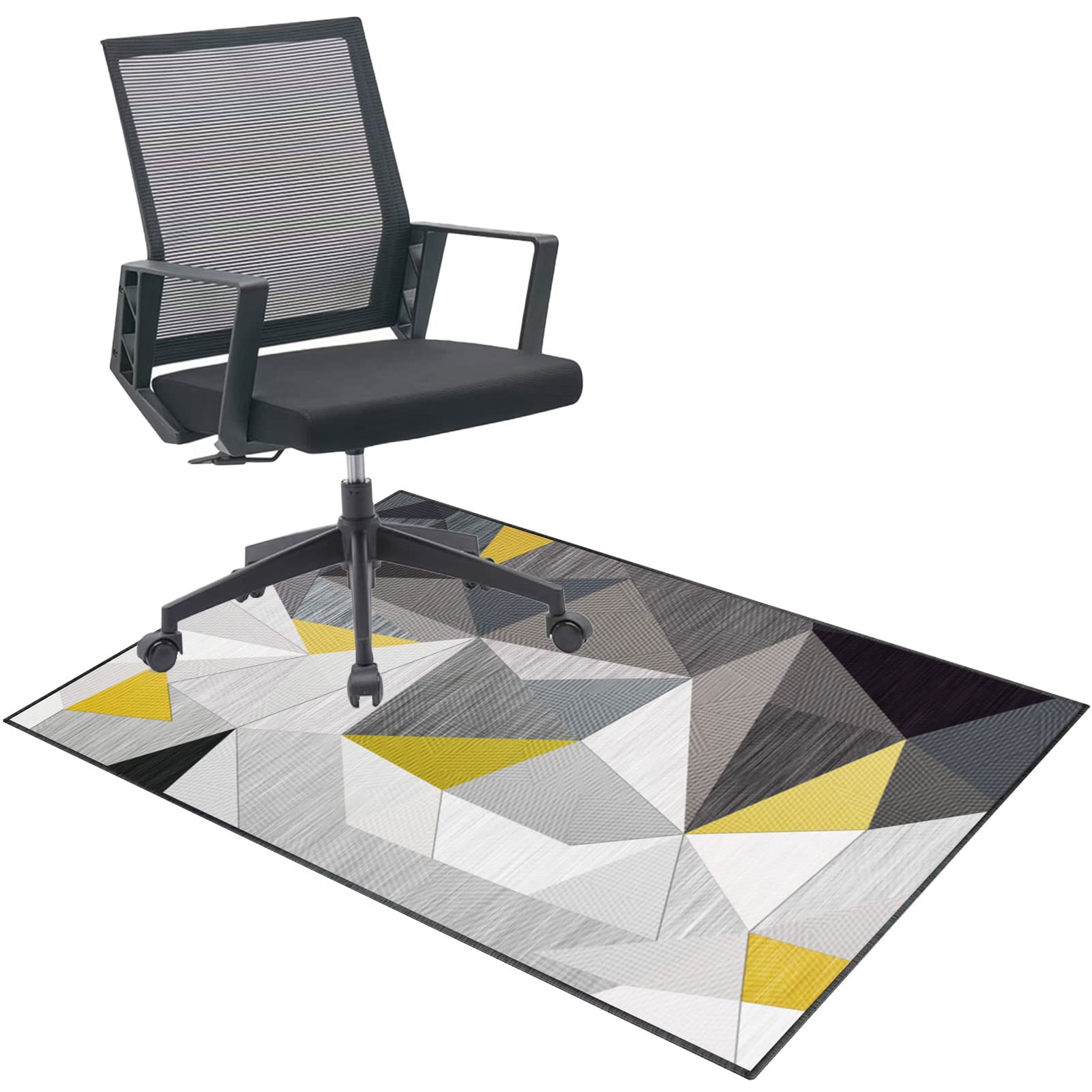 EYZO Chair Mat For Carpeted Floor 100 × 140 cm Office Chair Mat, Gaming Chair Mat, Multi-Purpose Carpet Protector, Desk Chair For Carpeted And Hardwood Floor, Rug Protects Floors Floor Mat