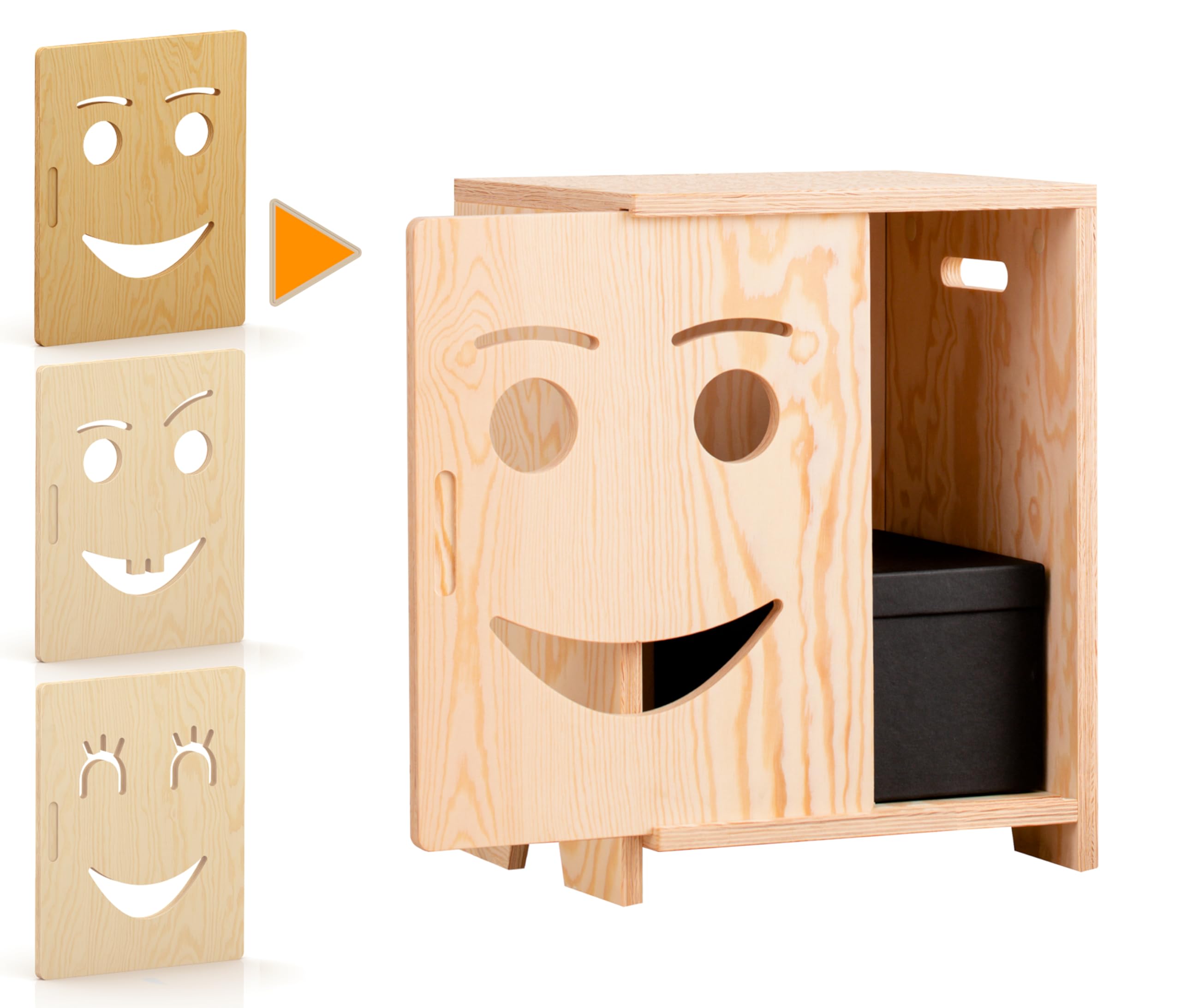 smartwood KAPI 1L Table de Chevet