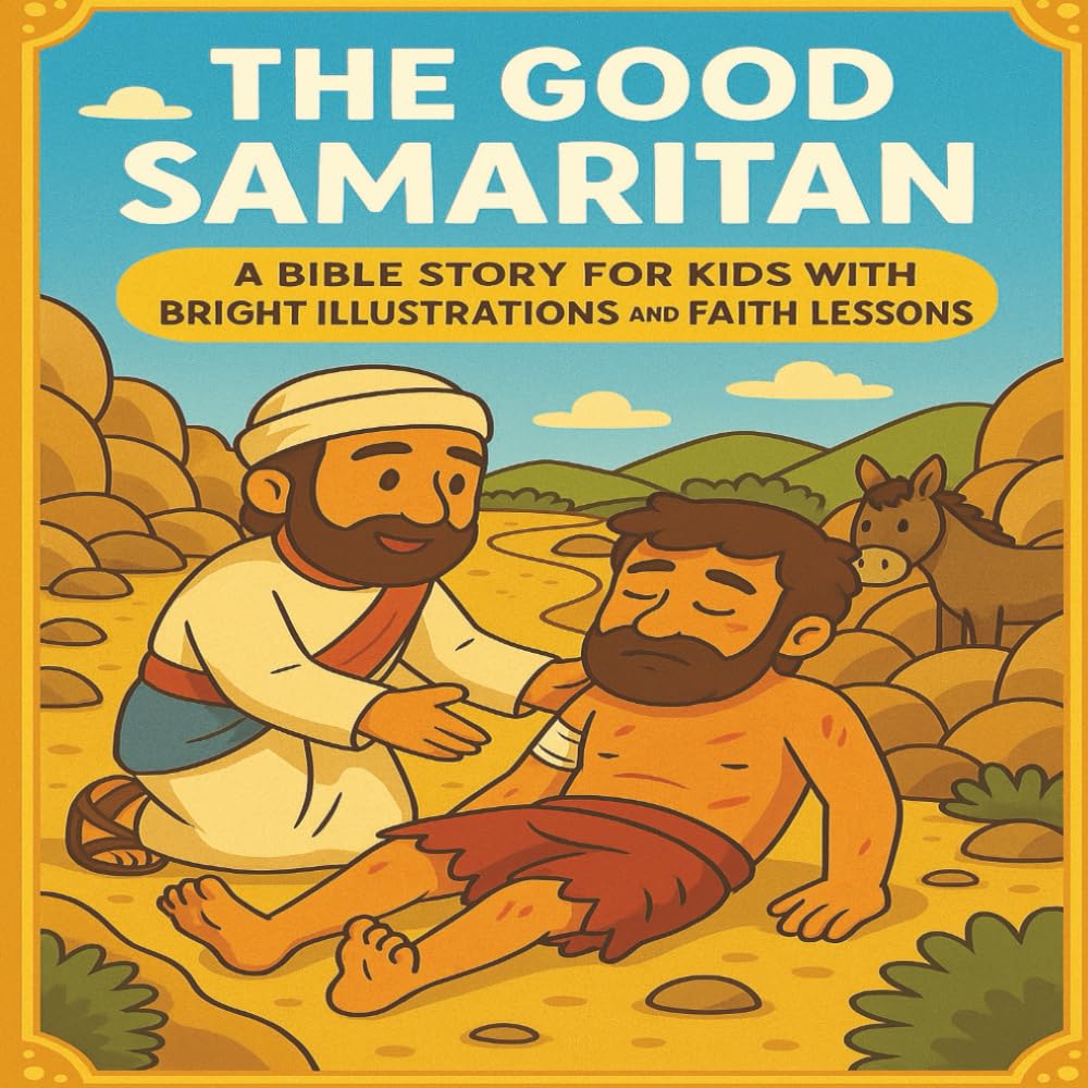 The Good Samaritan: A Children’s Bible Storybook with Bright Illustrations and a Powerful Lesson on Kindness, Love, and Faith