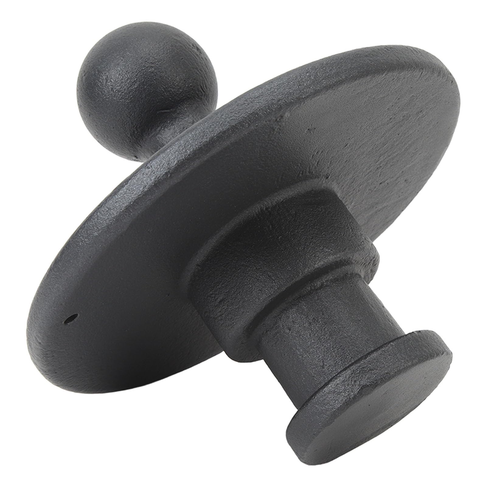 Tbest Adapter Kulowy Typu Kingpin do Gęsiej Szyi Heavy Duty 2 Cale, Kuty 2 5/16 Cali Zaczep Siodłowy do kół Przyczepy Ciągnika Stal Hartowana