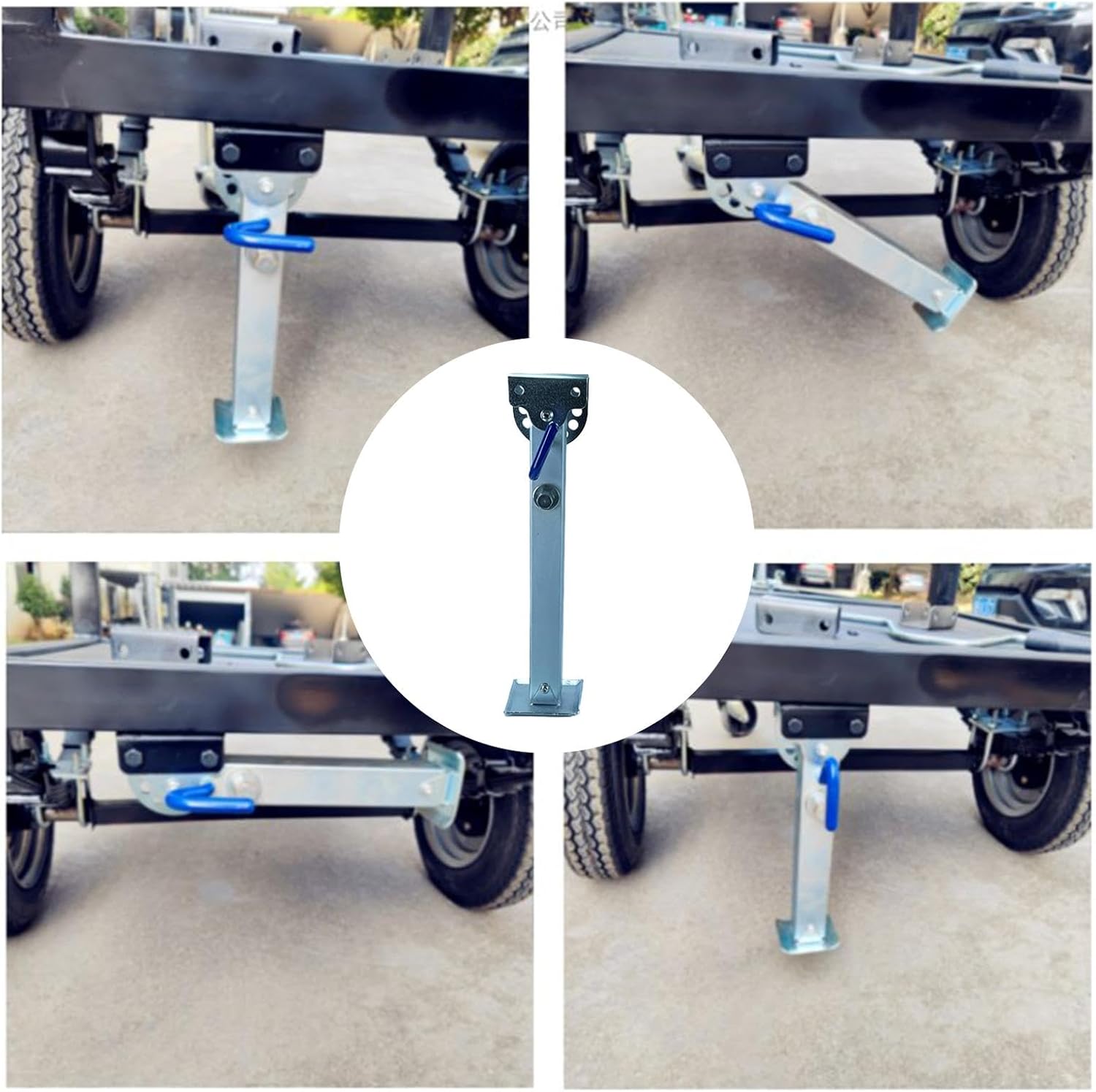 Adjustable Leveling Jacks for Trailers | Stabilizer Support Legs | Aluminum Legs for Motorcycle Trailers | Travel Stabilizer Support (Multicolor 1 Pack)