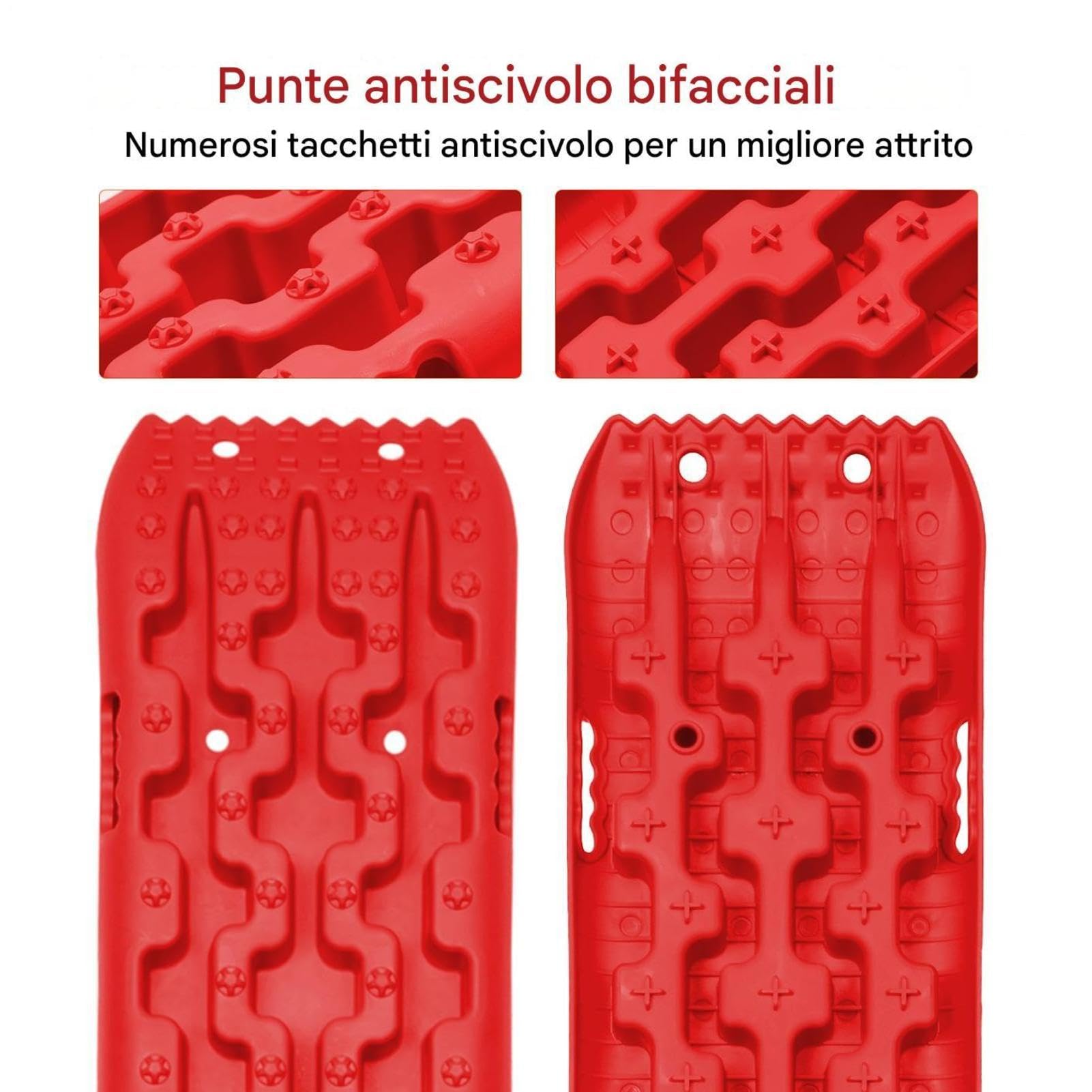 2 Piastre Di Sabbia Fuoristrada, Piastre Di Sabbia Per Scaletta | Per Pneumatici Con Tappetino Di Trazione Per Uso Esterno Su Neve, Sabbias, Fango Per Veicoli Fuoristrada E Campers, 10T