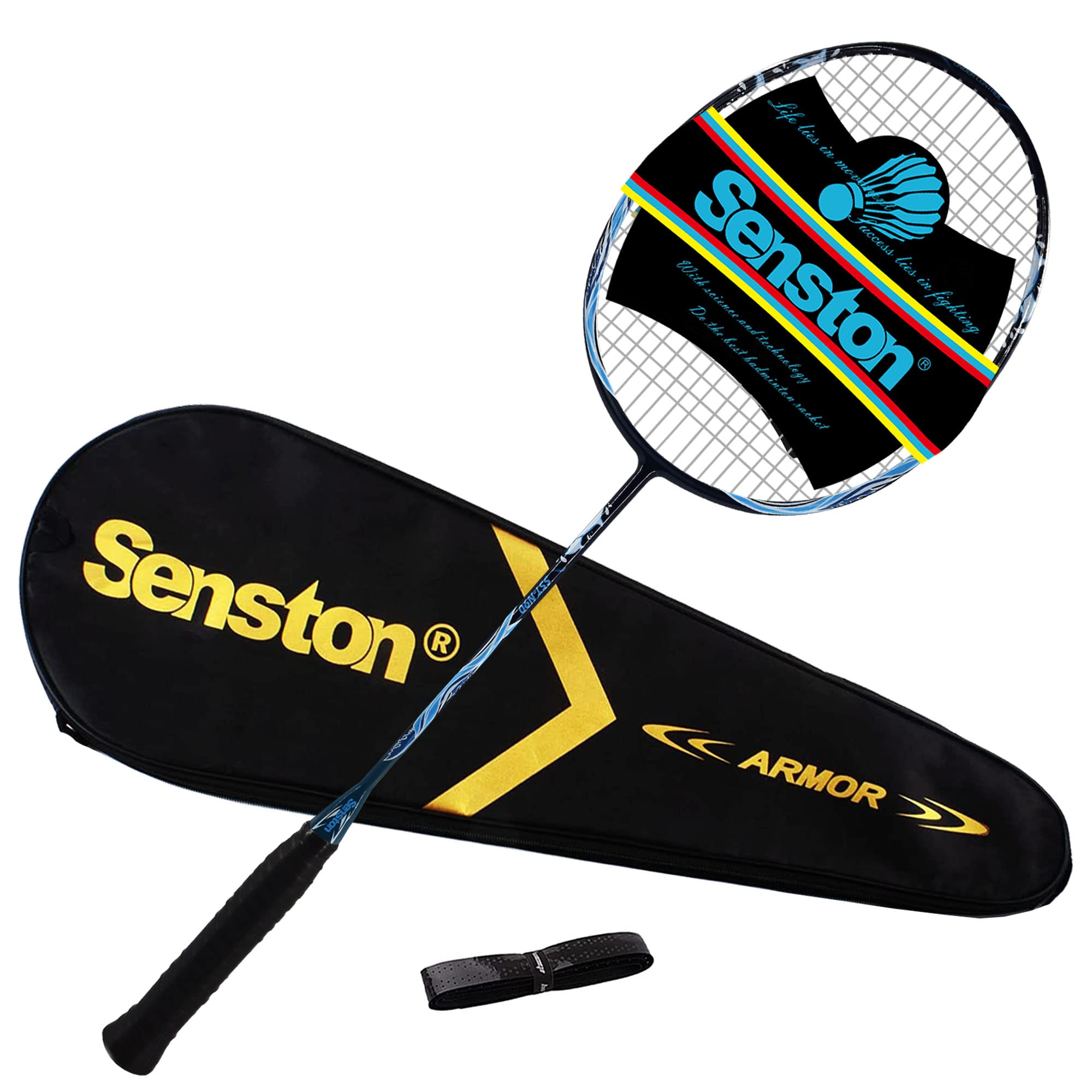 Amazon | Senston N90 バドミントンラケット 6U シングル ハイグレード