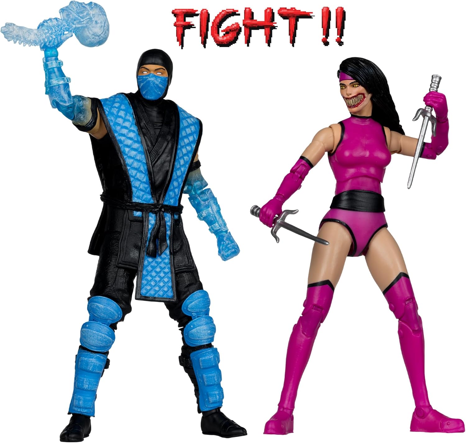 Mortal Kombat Sub Zero VS Mileena - 2pk- Classics WV1