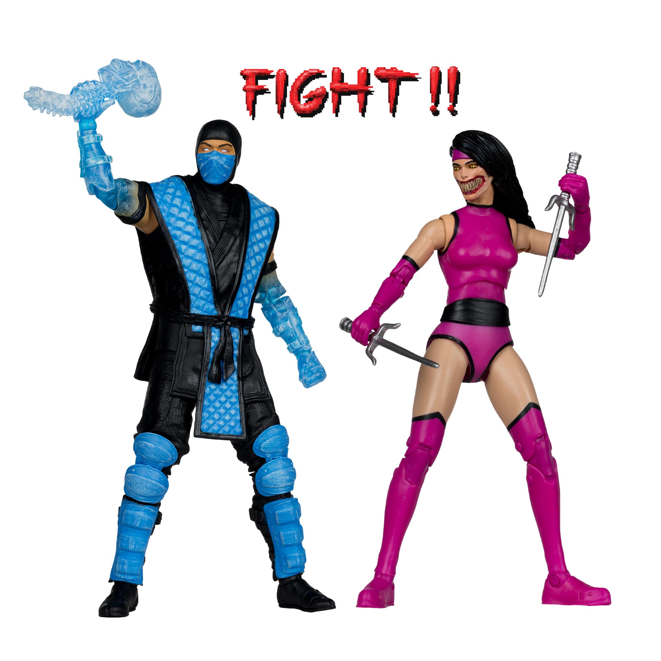 Amazon.com: Mortal Kombat Sub Zero VS Mileena - 2pk- Classics WV1
