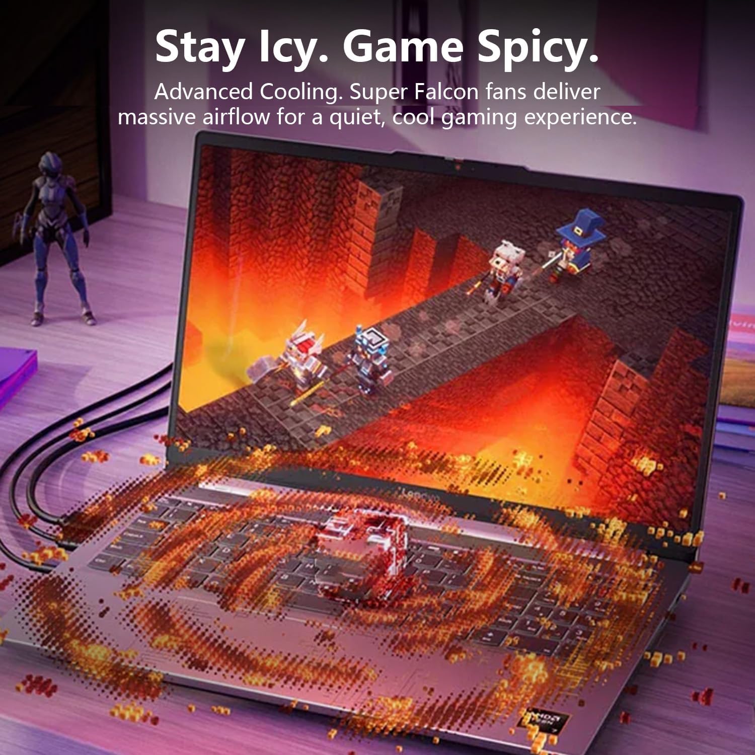 Lenovo LOQ Gaming Laptop, 15.6" FHD 144Hz Display, Ryzen 7 7735HS, GeForce RTX 4050, 64GB DDR5 RAM, 1TB SSD, Wi-Fi 6, Bundle with Thunderobot 7 in-1 USB-C Hub, Win11 Home, Grey