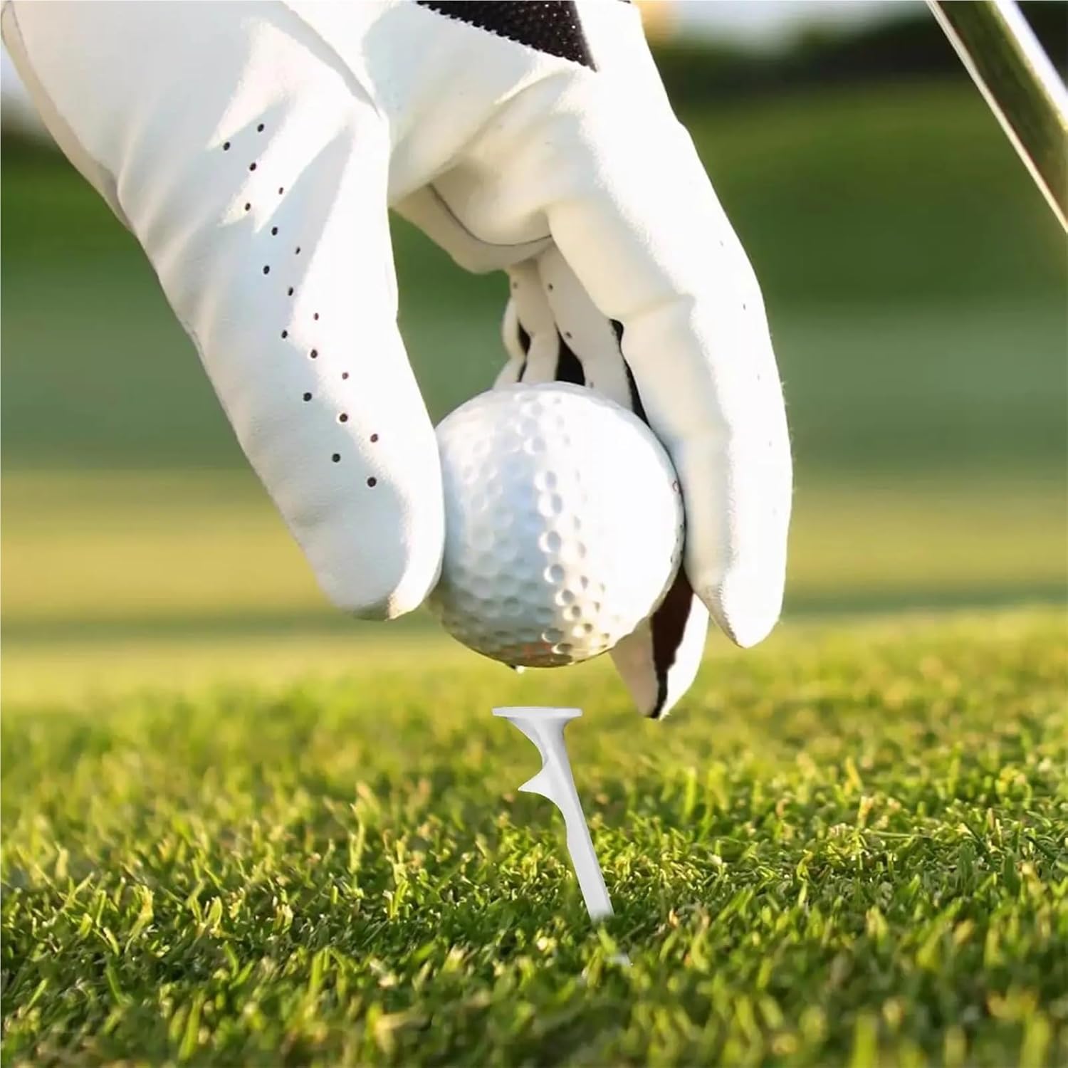 Golf Tees 15PCS Course Golf Tee Range Play Angled Golf Tees Prevent Side Rotate Lower Friction Ball Sport Equipment