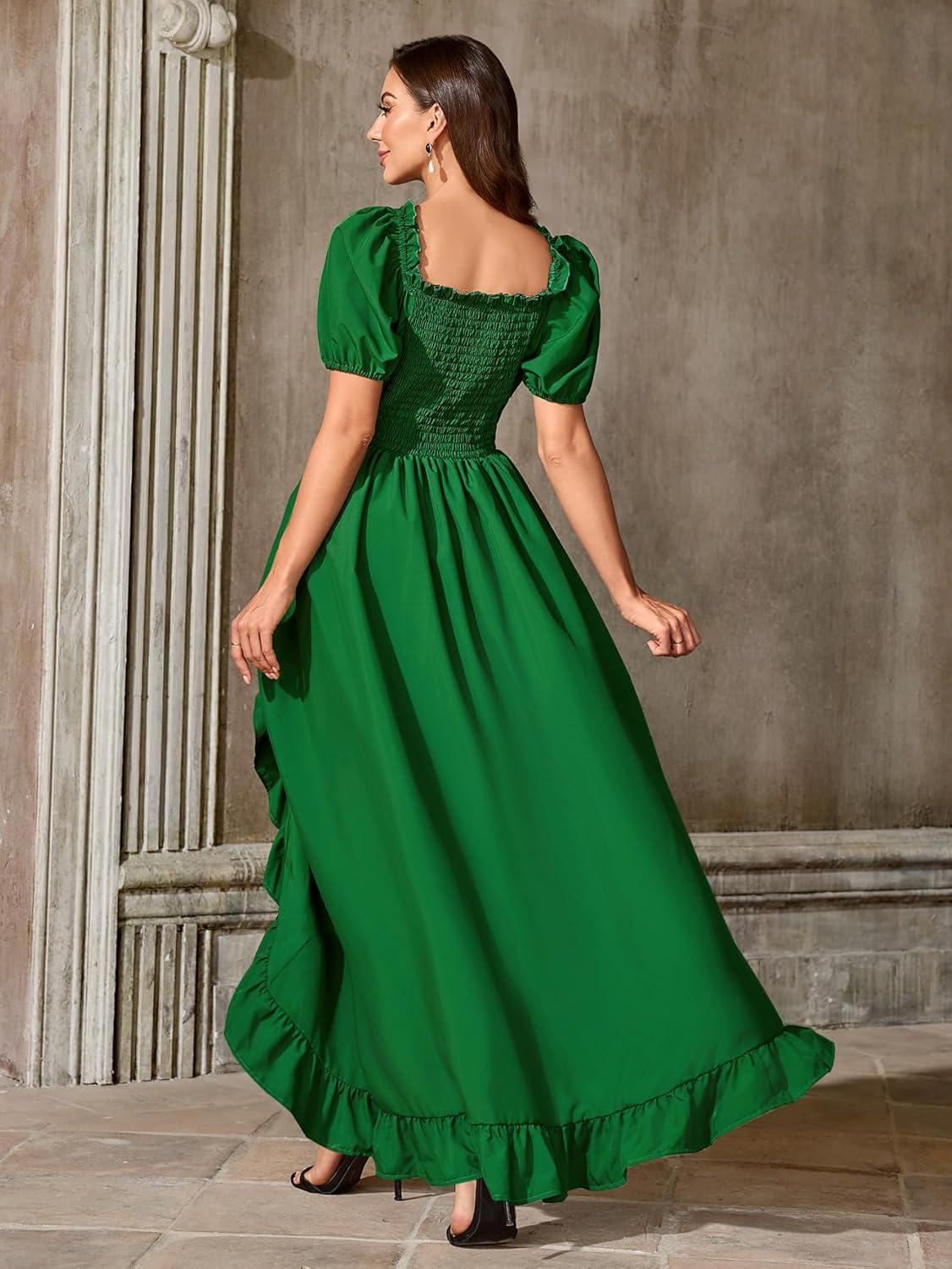 Abaowedding Renaissance Costume Women Medieval Dress Irish Chemise Dress - Image 5