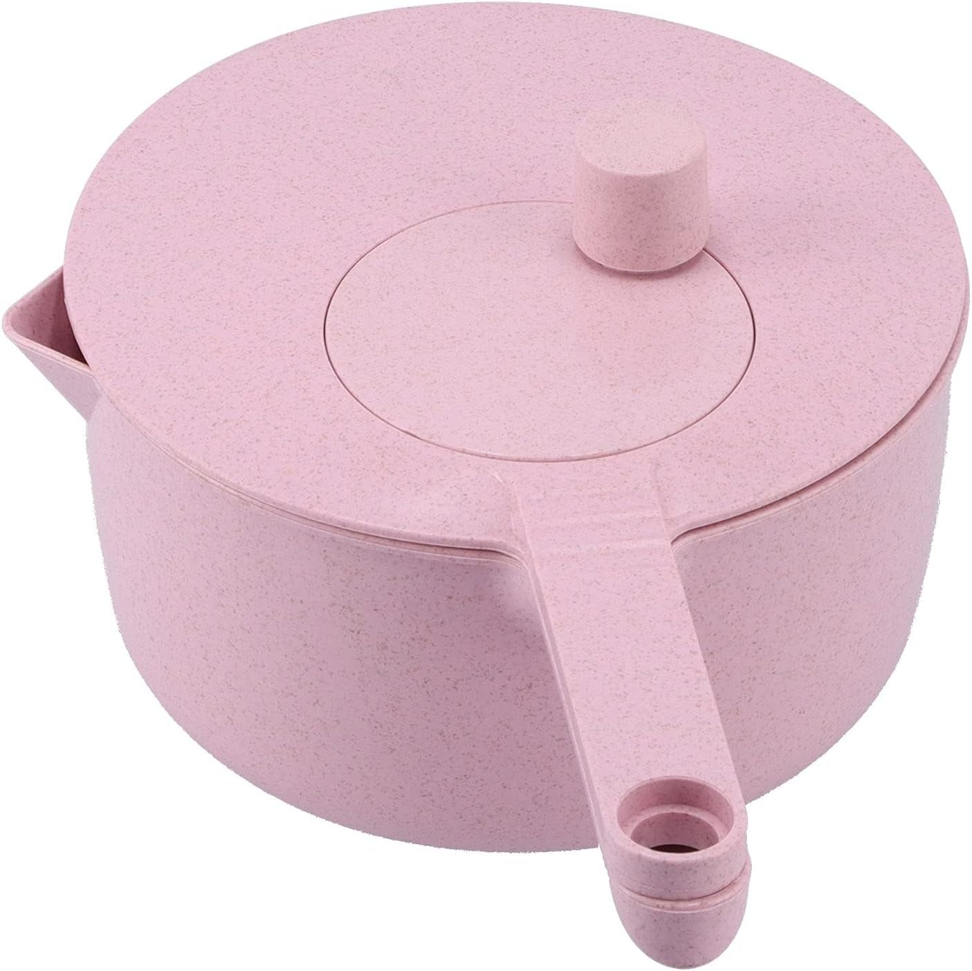 Household Manual Salad Spinner, Vegetable Drainer with Removable Basket, Long Handle for Easy Pouring, Dishwasher Safe, Includes Drain Basket, Stirring Basket, Egg Strainer (Roseate)