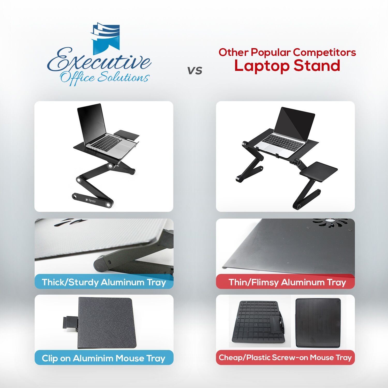 Buy Executive Office Solutions Portable Adjustable Aluminum Laptop Desk