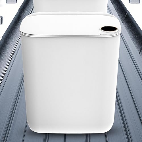 Miniatura 5 de Cubo de basura operado por sensores de 1200 mAh con batería eficiente y silenciosa para el hogar y el lugar de trabajo