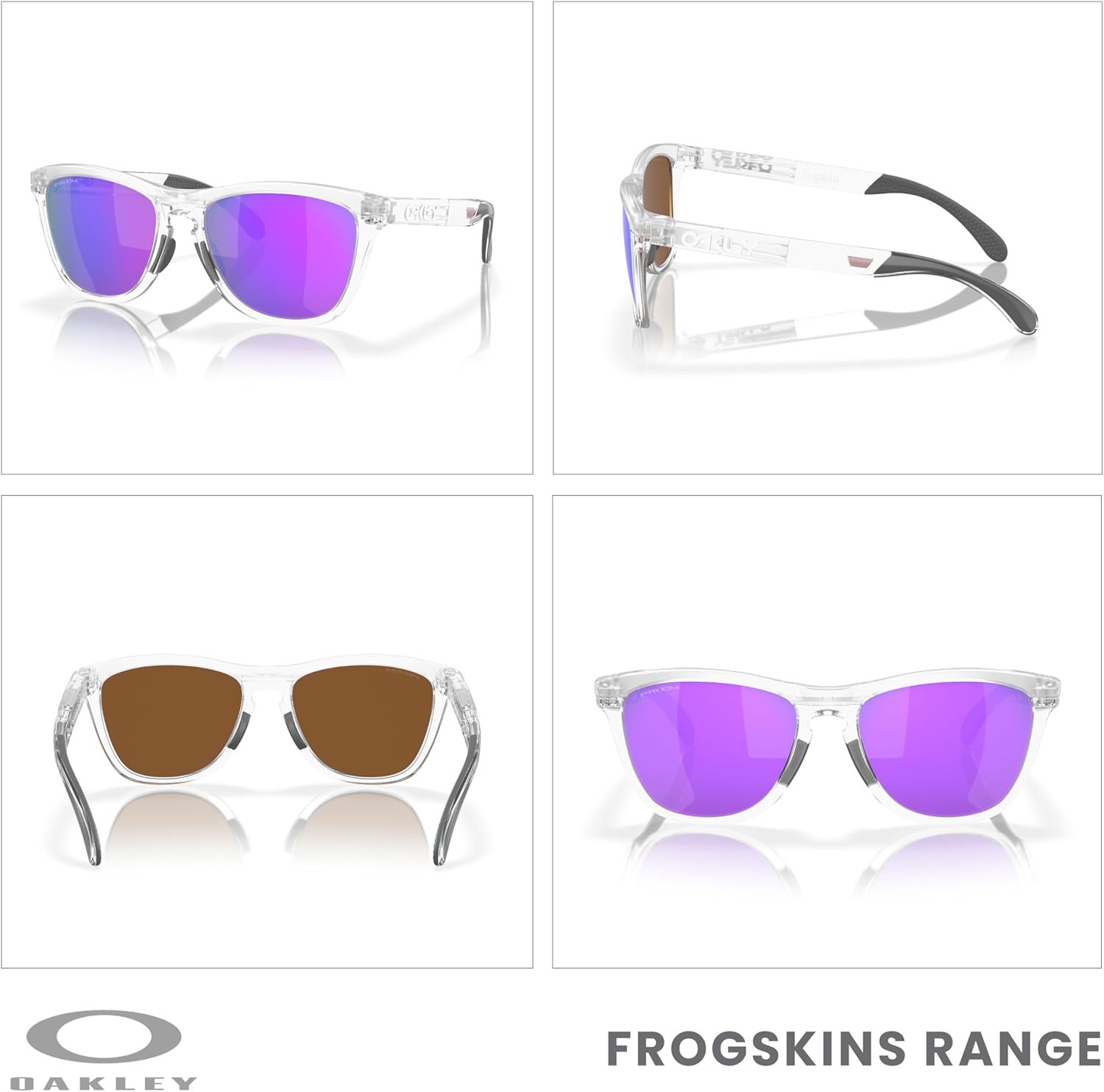 Oakley Frogskins Range OO9284 55MM Square Sunglasses for Men+ Bundle Accessory Leash Kit, Microfiber Pouch