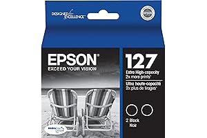 Epson 127 DURABrite Ultra Ink Black Dual Cartridge Pack