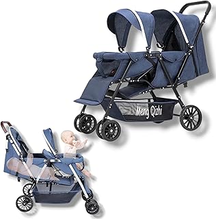 Double Tandem Baby Stroller