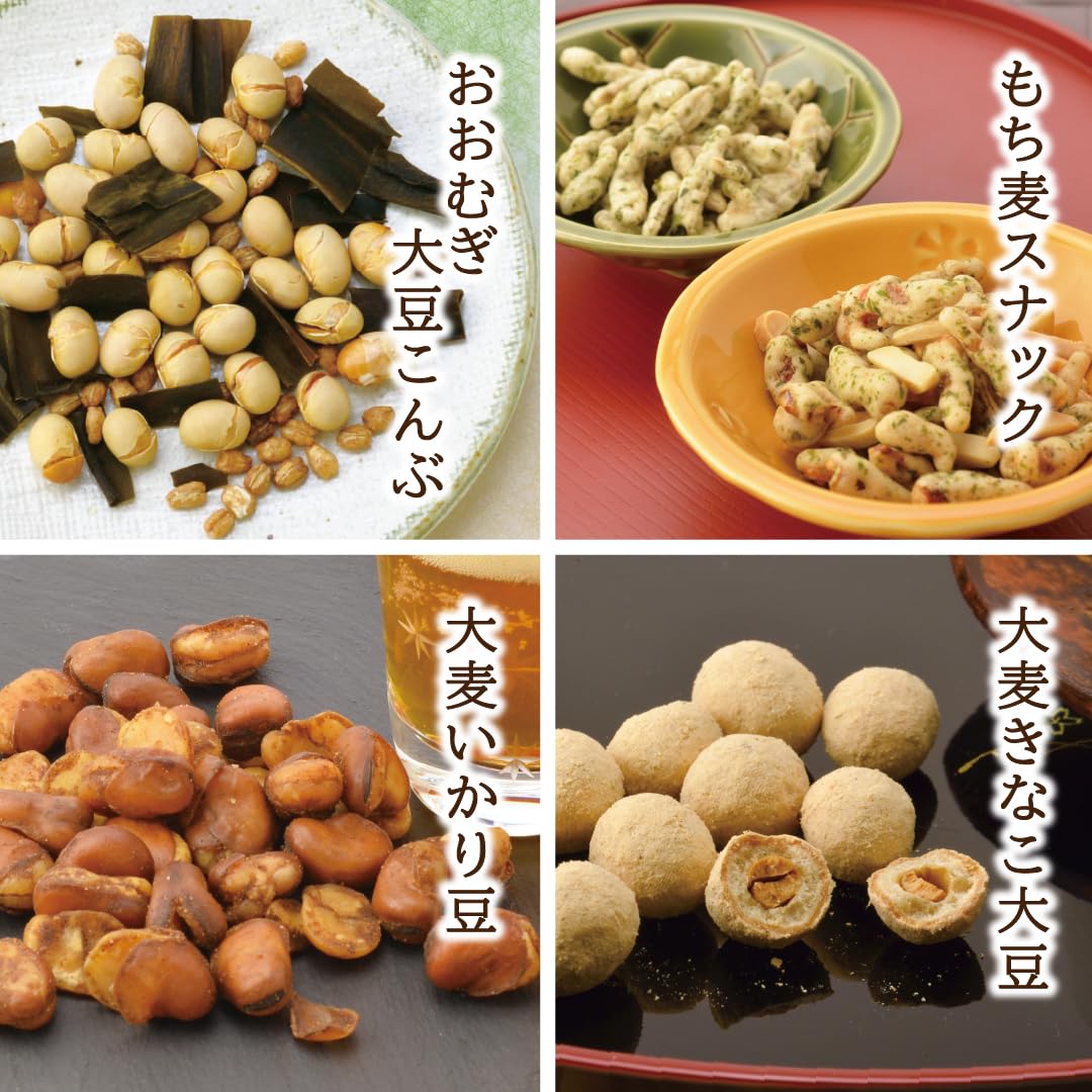 Amazon | 【おおむぎ工房】大麦和菓子の詰合せ 9種33袋入 国産大麦100
