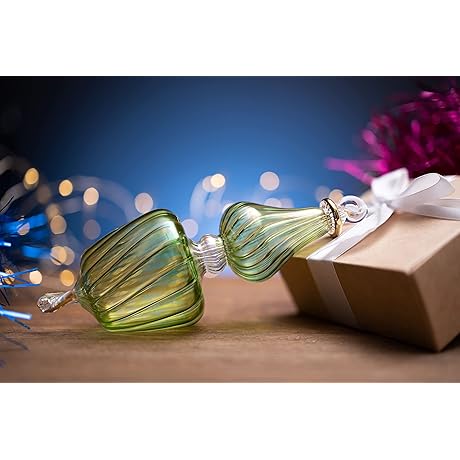 Exquisite Hand Blown Glass Ornaments: A Christmas Delight