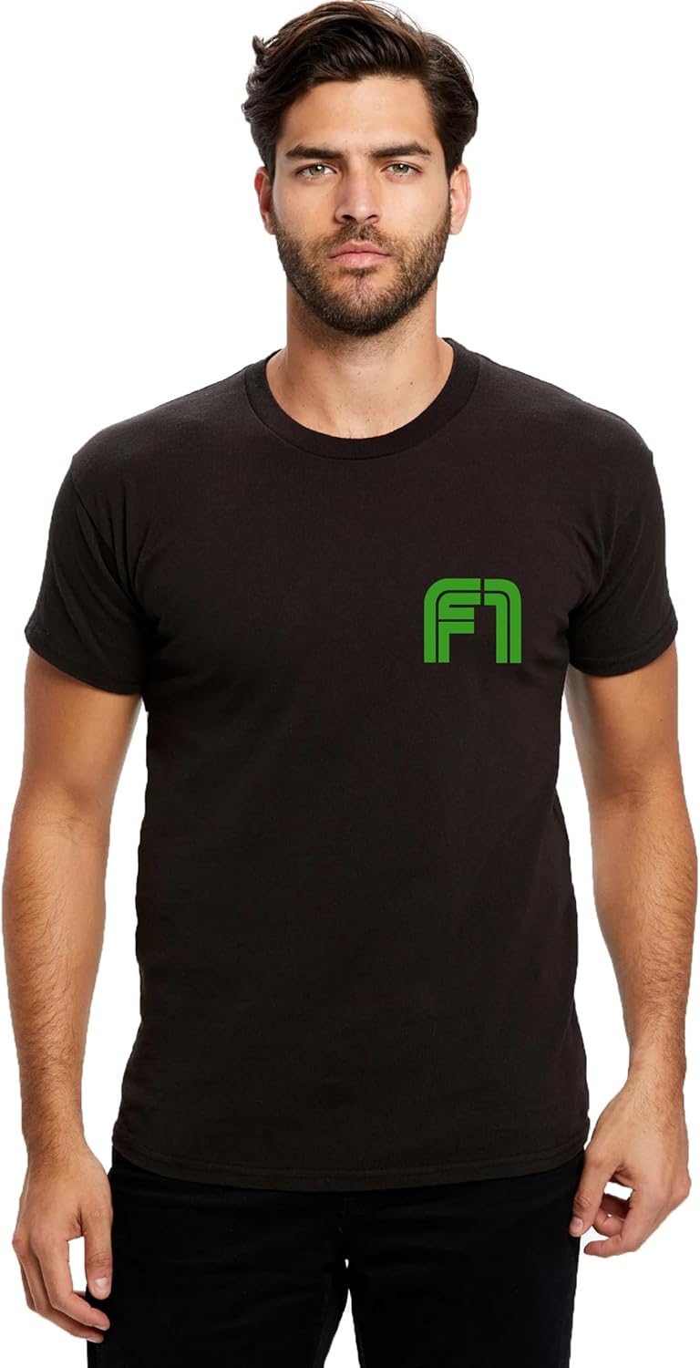 Made By Us - Formula One Racing Chasis Heavyweight T-Shirt (Black) 1990’s Style Heavy Duty and Boxy fit, Made in The USA - Image 2