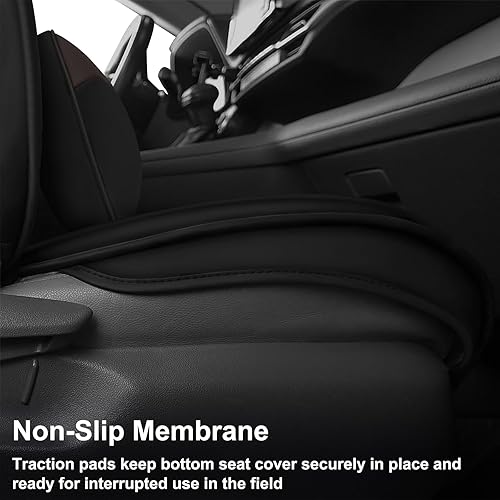 Miniatura 3 de JOJ Fundas de asiento de automóvil para Ford Expedition 1997-2025, fundas de asiento de automóvil de 2 asientos, antideslizantes, impermeables,