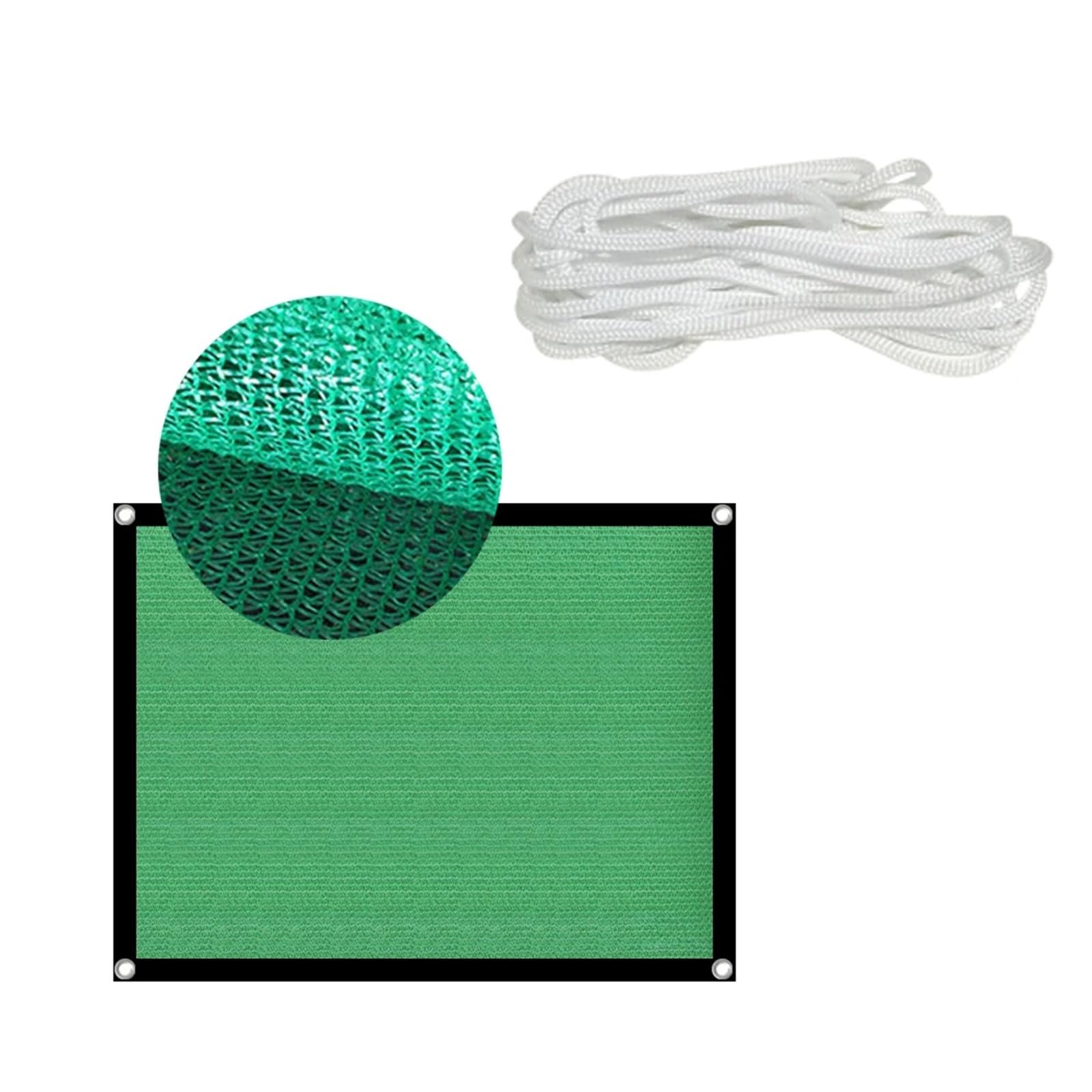Ombrellone da giardino, Vele ombreggianti Tende da sole impermeabili Vela parasole Giardino domestico Patio Tettoia esterna (Colore : Green)(3x4m)