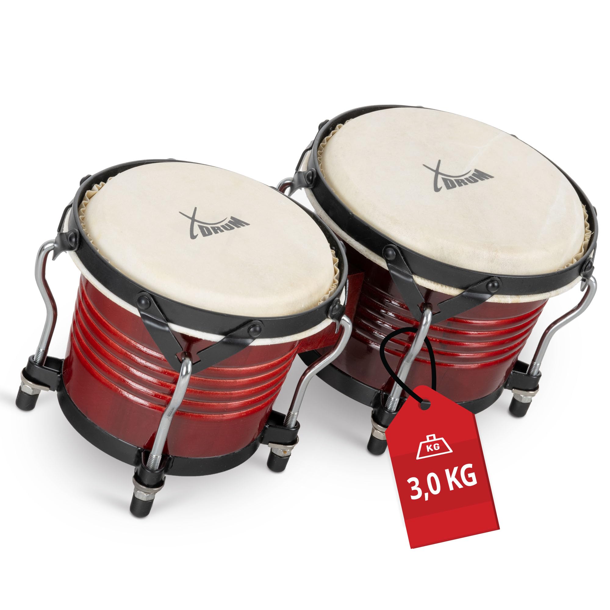 XDrum Bongo Pro Rosso