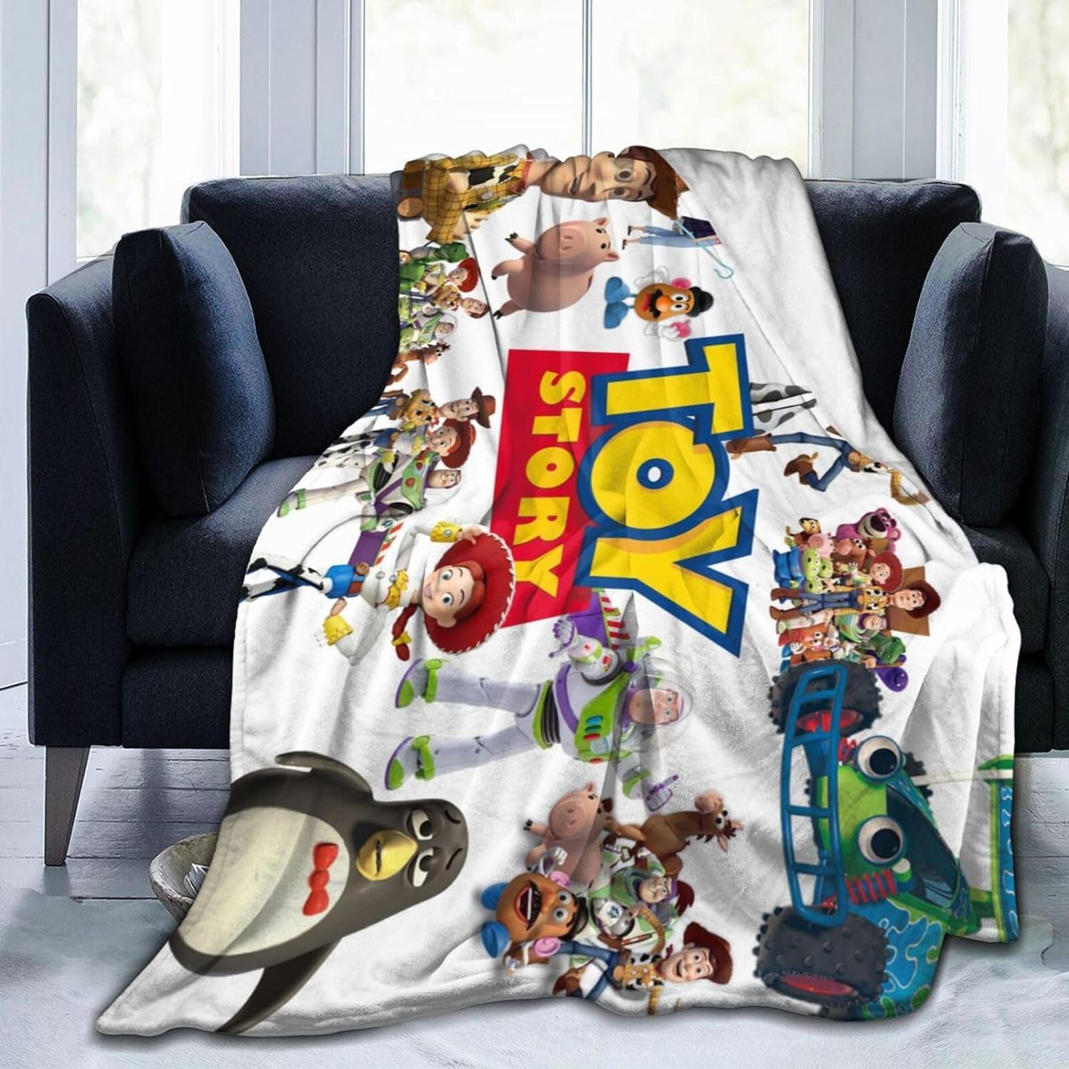 Amazon｜トイストーリー ブランケット blanket フランネル ふんわり