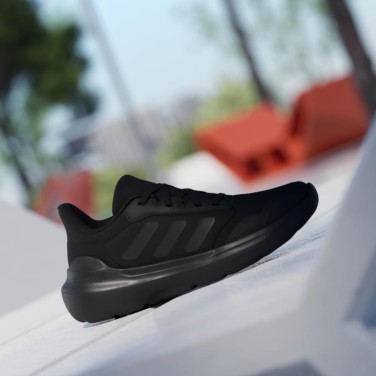 Кроссовки Adidas Unisex Kids TENSO Run для мальчиков и девочек 22-25,5 см NLD02, детские кроссовки 23,0 см Core Black / Основной черный / Основной черный черный (IE3542), фото 4