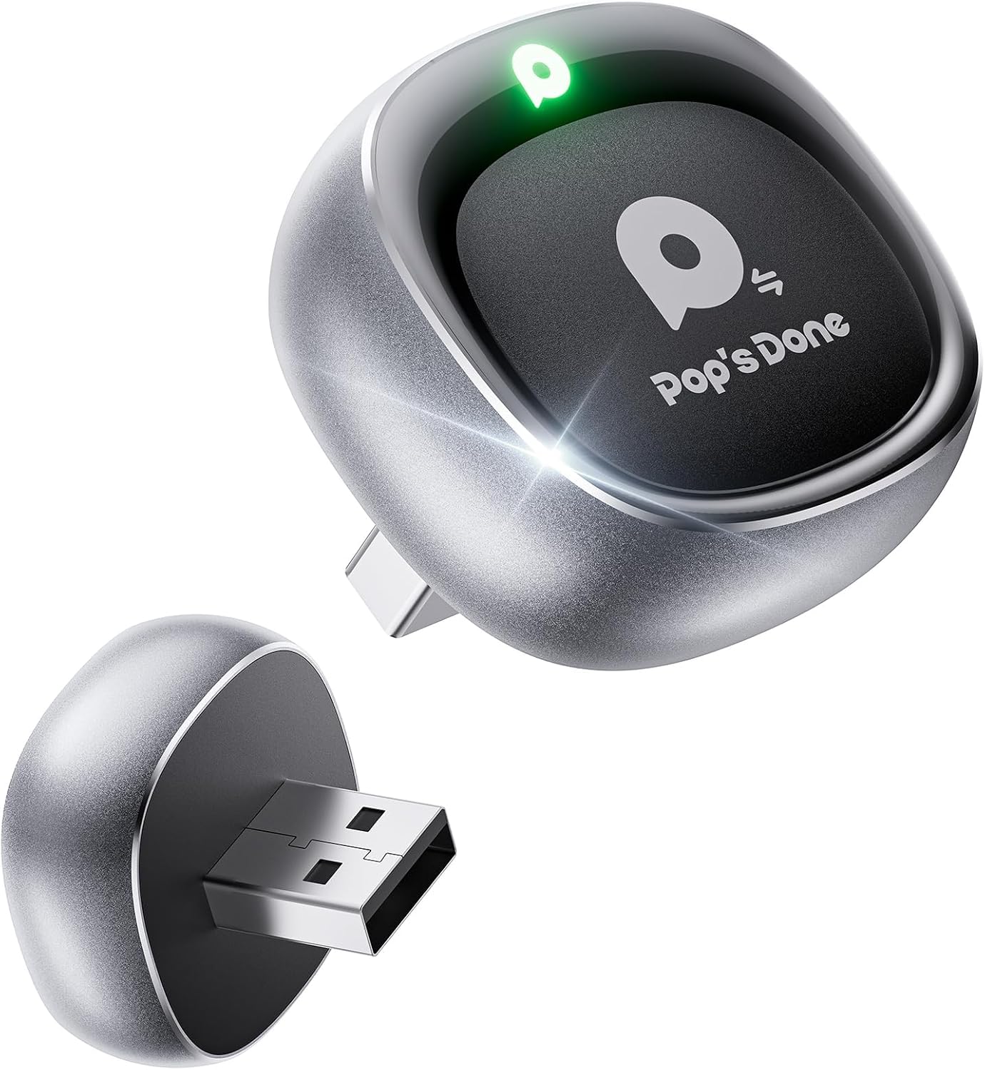 Mini Wireless CarPlay Adapter for iPhone, Android Auto Wireless Adapter (2026 Upgrade) - Plug & Play, Zero Delay, Stable Connection for 2016+ Cars, One-Click Switch