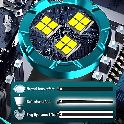 Miniatura 6 de Mini linterna monstruo de tres ojos, mini linterna de tres ojos Monster Super Power, mini linterna, linterna de bolsillo, linterna compacta de