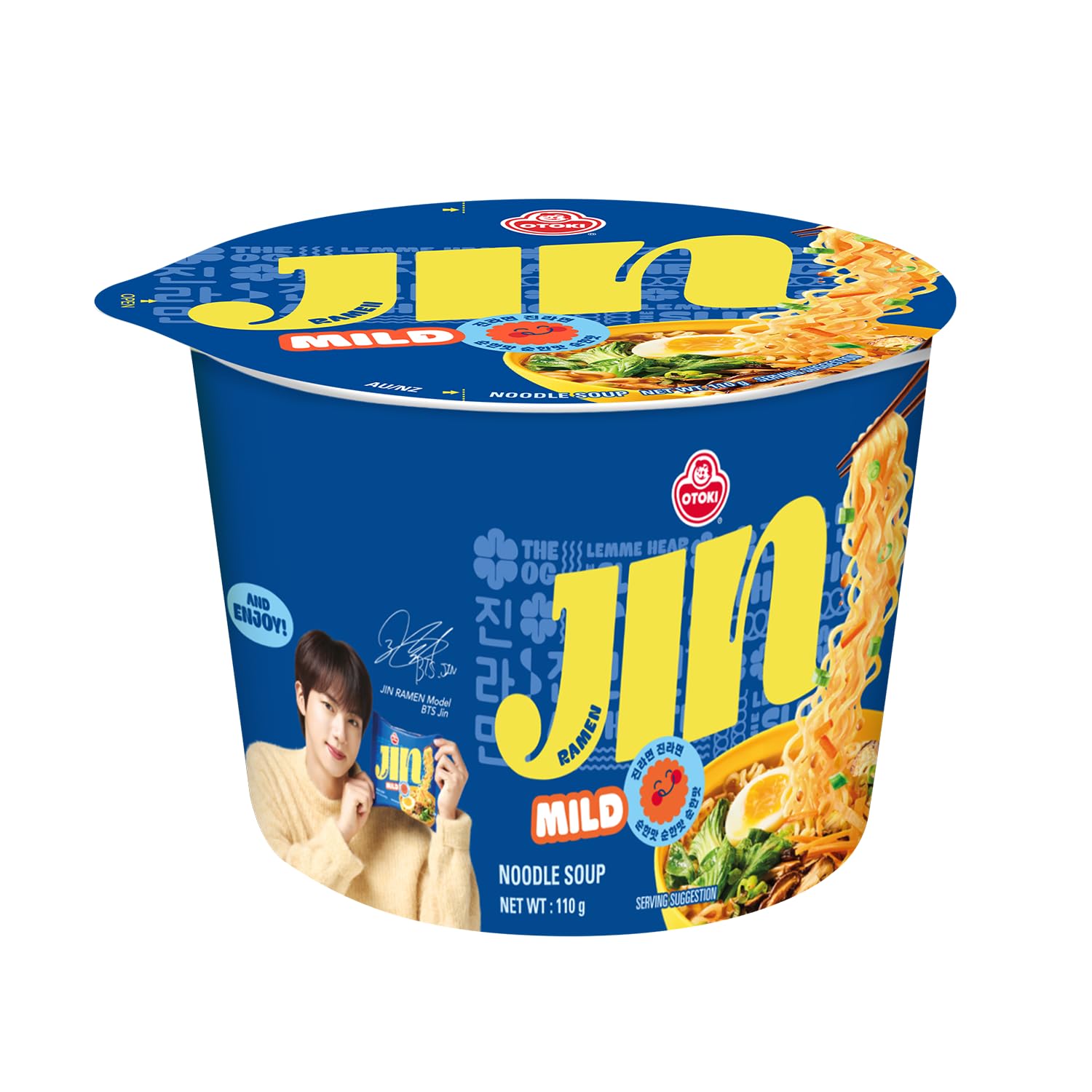 Ottogi Jin Mild Bowl, 110 Gm