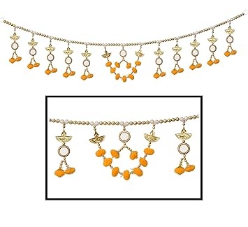 Amba Handicraft Toran/Door Hanging Toran/Window Valance/Dream Catcher/Home Decor Interior/Pooja bandanwaar/Diwali Gift/Indian /Toran for Door Indian/Diwali Toran/Amba Handicraft TN277